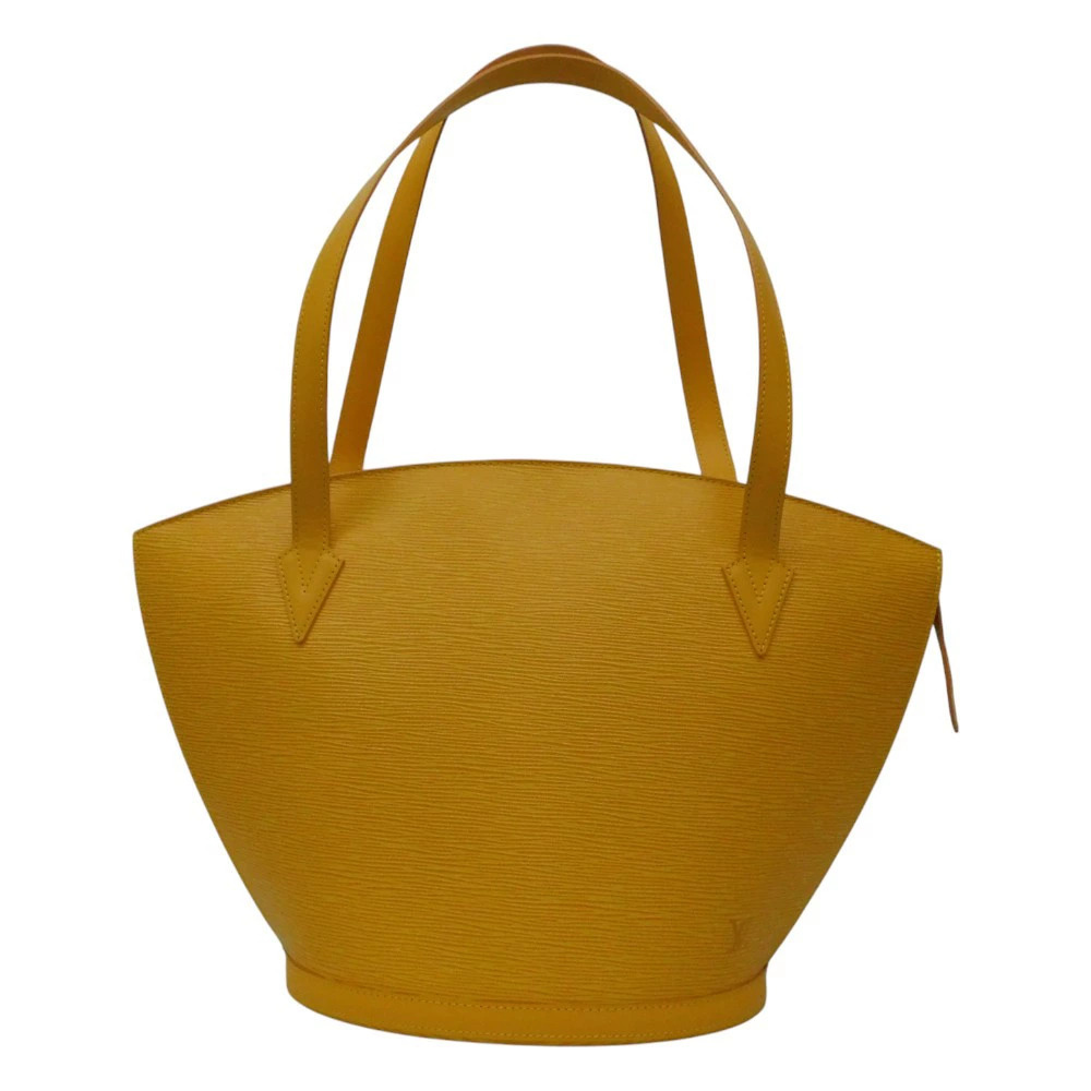 Louis Vuitton Saint Jacques Handbag Epi Leather Yellow